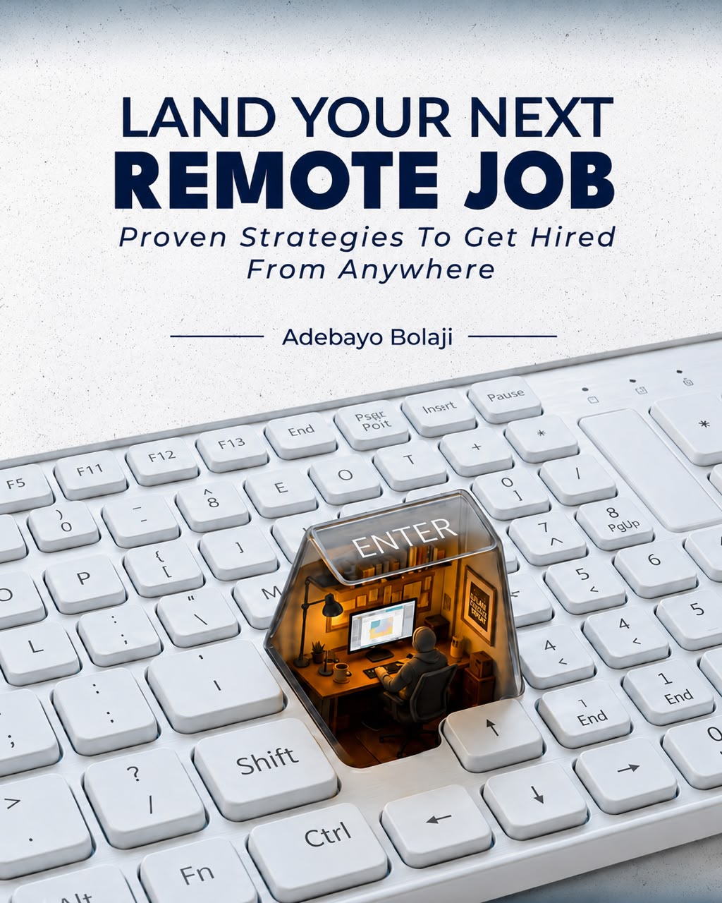 Land Your Next Remote Job by Adebayo Bolaji — book cover